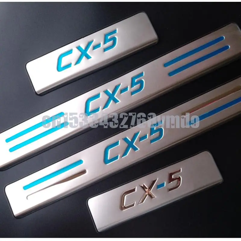 

Стайлинг автомобиля, 4 шт., Накладка на порог из нержавеющей стали, приветственная педаль для Mazda cx5 CX-5 KE 2012 2013 2014 2015 2016