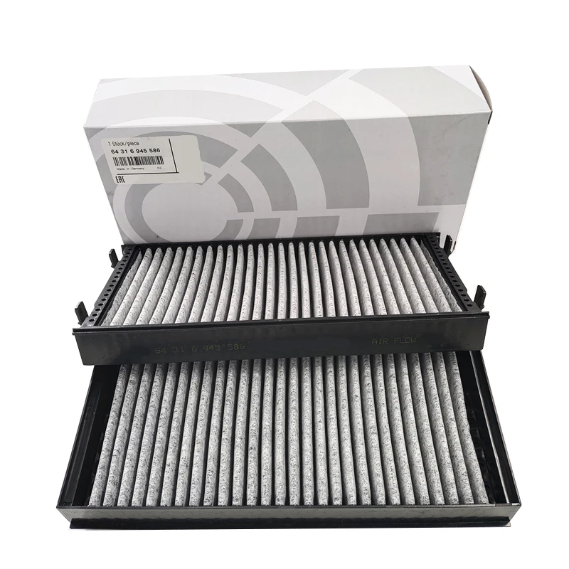 64316945586 64319945586 64119248294 64316804939 Cabin Filter for BMW E70 X5 E71 X6 F01 F02 F07 F10 Activated Carbon ABS Original