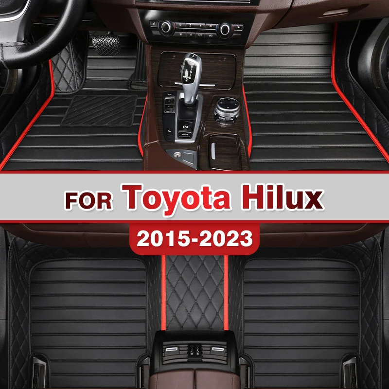 

Автомобильные коврики для Toyota HILUX 2015-2023 16 17 18 19 20 21 22, автомобильные накладки на ножки под заказ, автомобильные аксессуары для интерьера