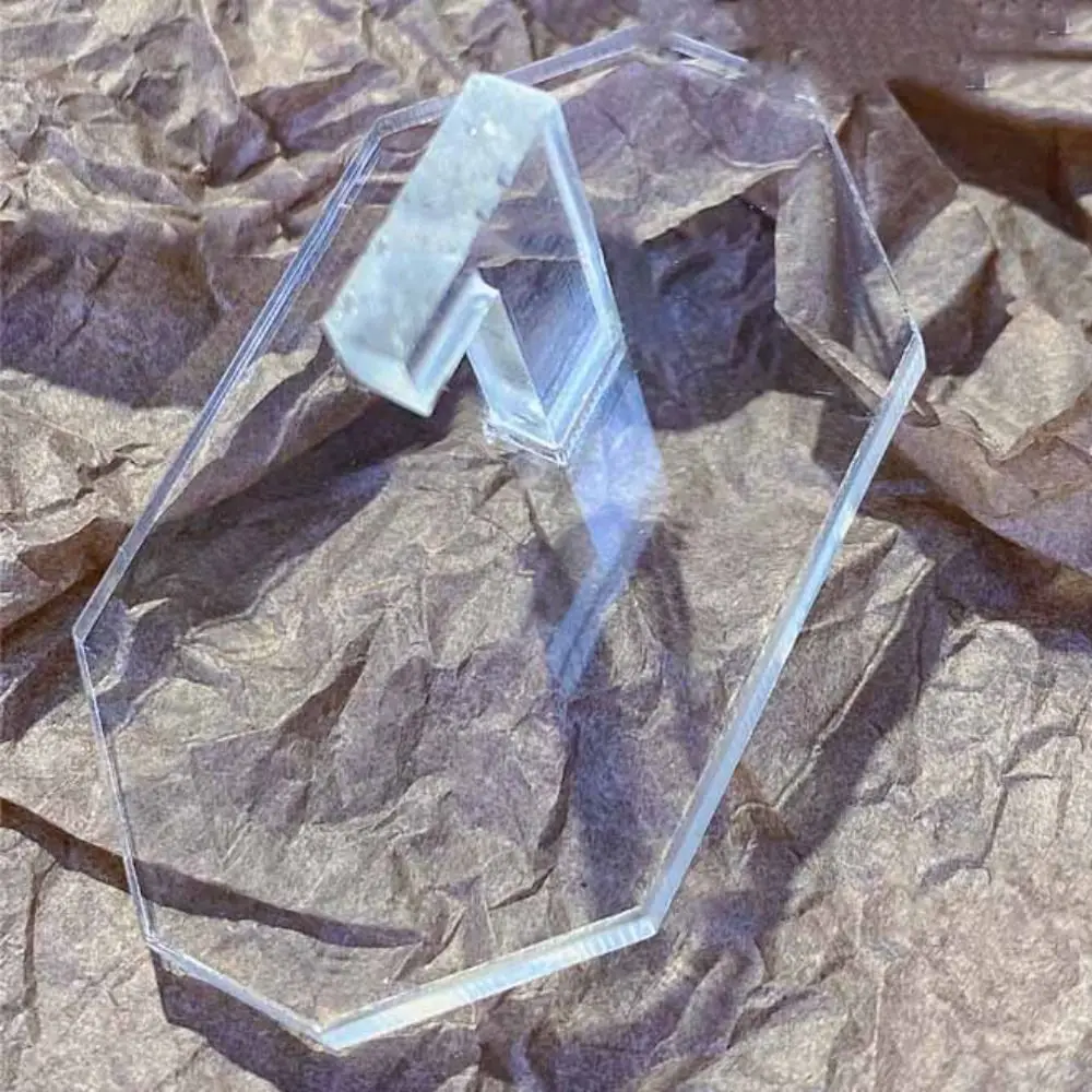 6Pcs Firmly Transparent Acrylic Nail Holder Heart Shape Flower Nail Art Display Rack Tools Rabbit Nail Showing Shelves Training