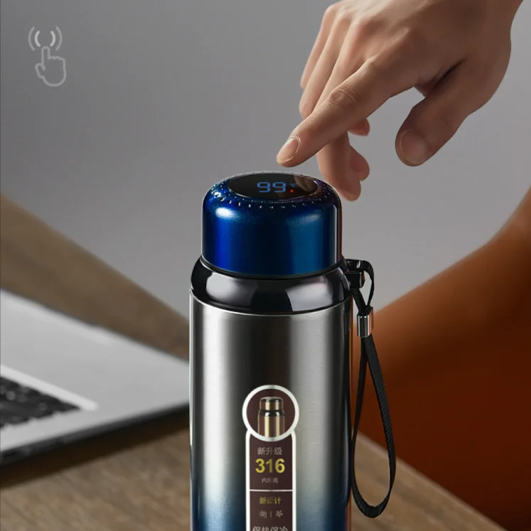 High Quality Water Bottle 316 Stainless Steel Cold Hydroflask Thermos Large  Capacity Thermal Mug Cup Sport Cycling Vacuum Flask - AliExpress