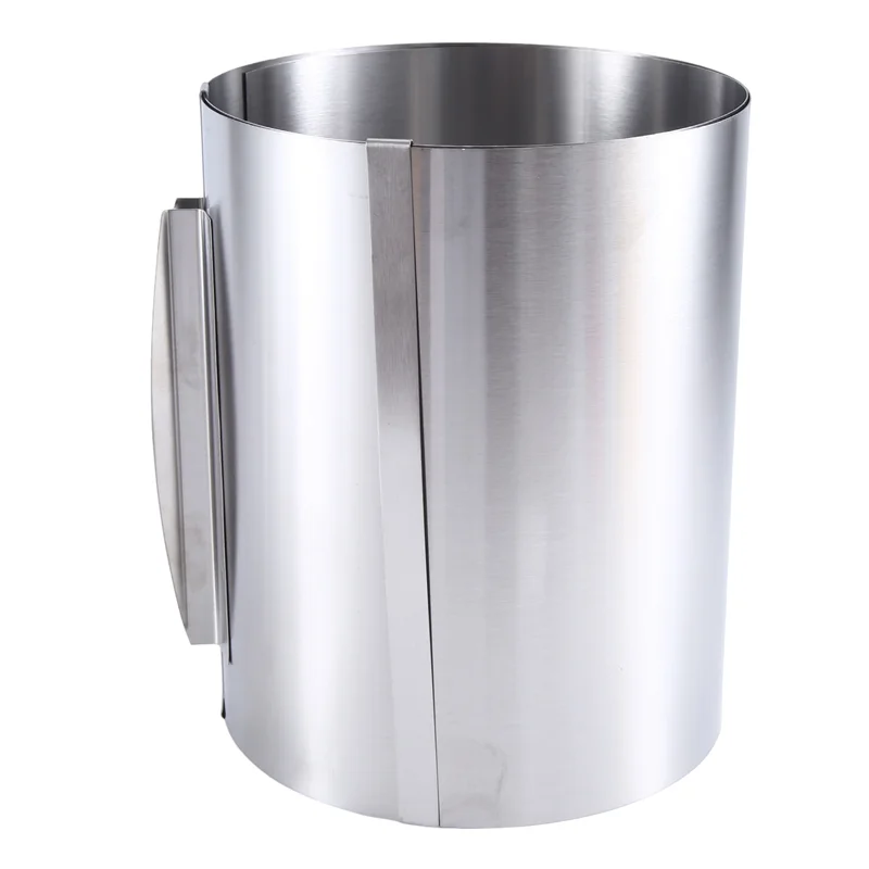 Adjustable Baking Ring 20 cm Stainless Steel High For Easy Preparation