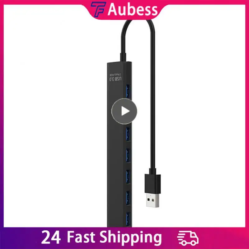 2.0/3.0 Hub Dock Adapter Multi Usb Splitter 5Gbps 7 Porte Usb Expander Port Multiple Expander 2.0 Usb3 Hub Con Interruttore