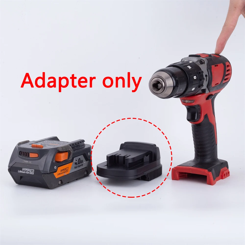 

For Ridgid AEG Lithium-ion Batteries Converts Adapter TO Milwaukee 18V Power Tool Accessories (Battery not included)