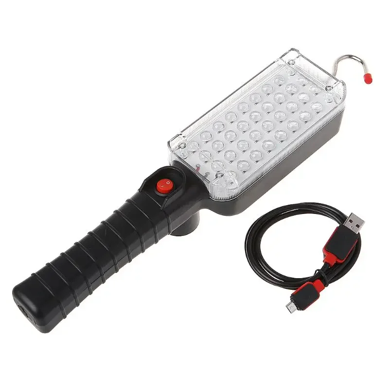 Portable USB Rechargeable Work Light COB Repairing Lamp With Magnet & Hook 34 LE led work light work light