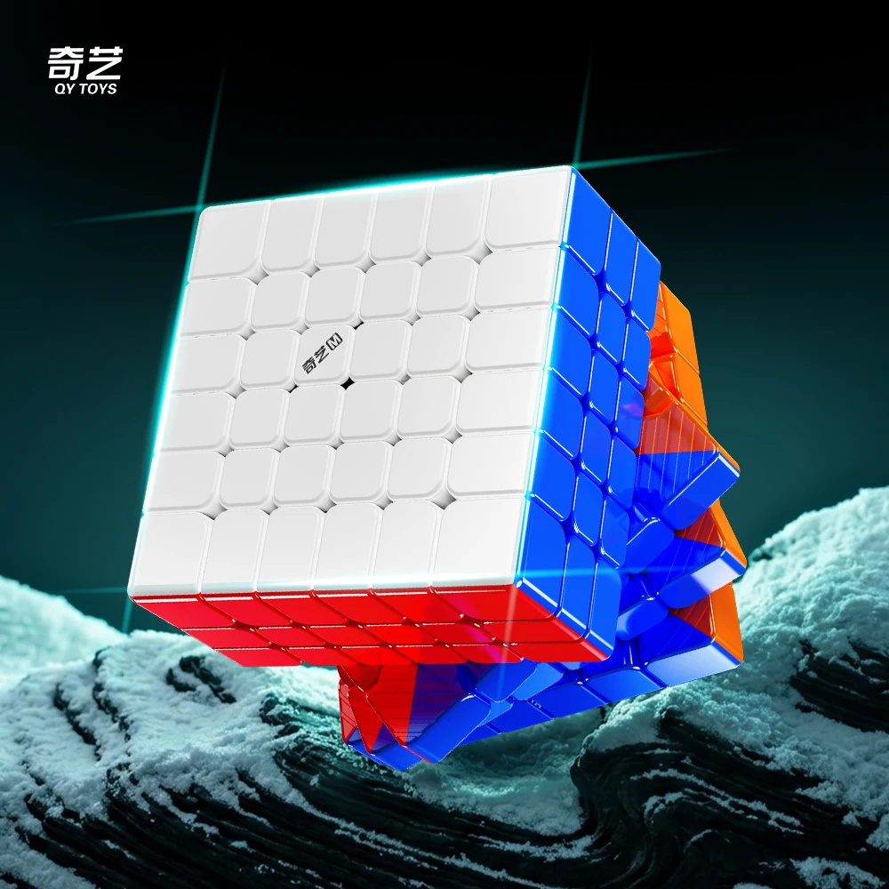 [주디큐브] 치이 M 프로 6x6 코어 마그네틱 UV 매직큐브 스티커리스 전문가용 피젯 토이즈 치이 6x6x6 M 프로