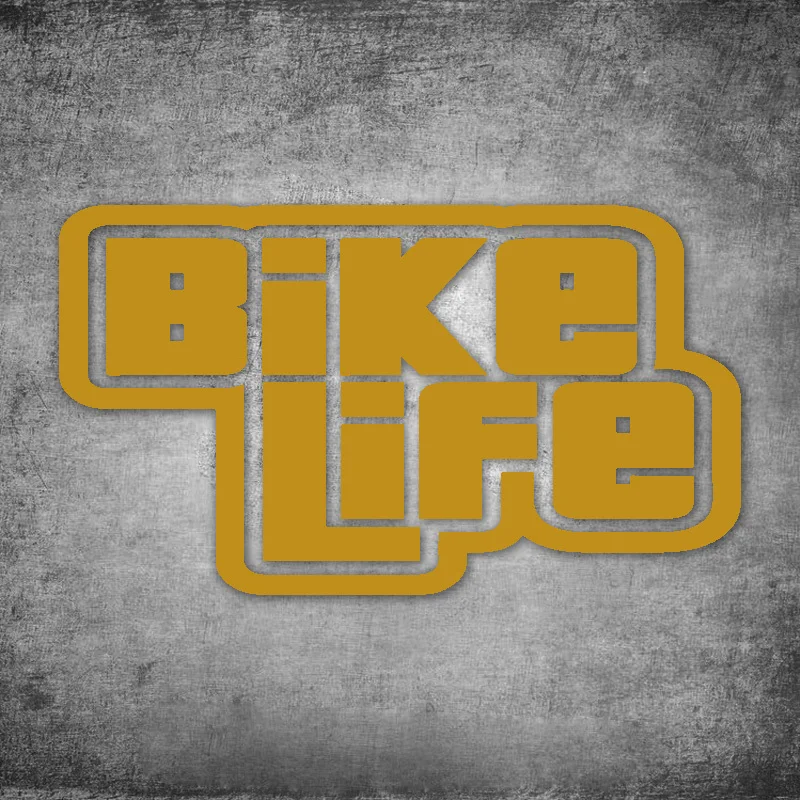 Set di adesivi per casco da motociclista 2DFlat. Set di adesivi per la vita della motocicletta divertente per bicicletta