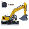LESU 1/14 Metal RC Hydraulic Excavator Black Tracks LR945 PL18EV Lite RTR Engineering Ready to Run Vehicle for Boys Toys TH22901 3