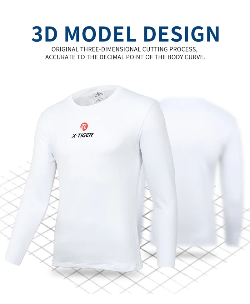 X-TIGER Fleece Sport Radtrikot Warm Rennradtrikot Fahrradtrikot Winter Outdoor Sport Langarm Unterhemd 2024 – Detail 6