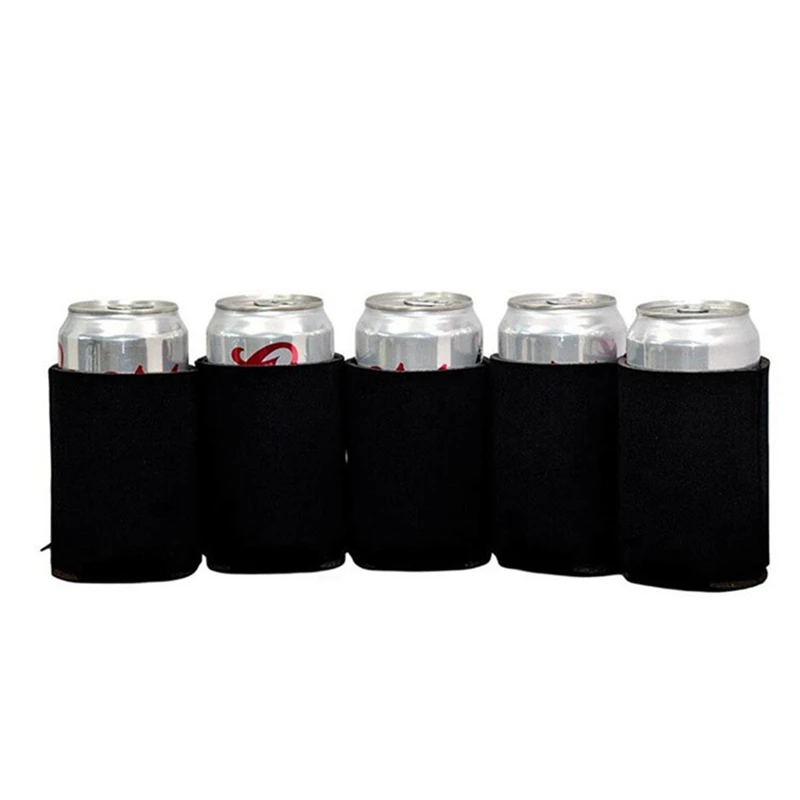 20 piezas de neopreno para enfriar latas de cerveza, funda aislante para botellas, color blanco, novedad