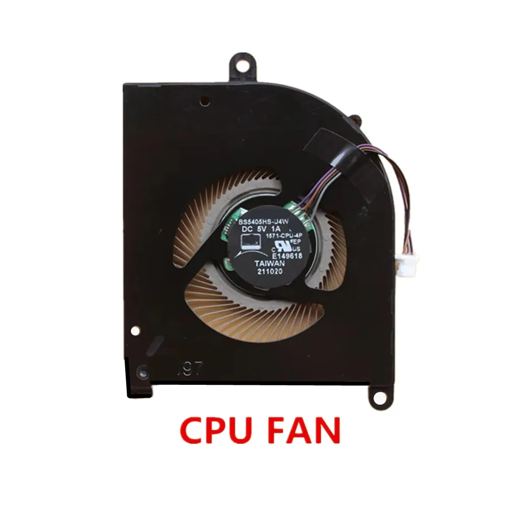 MSI Creator Z16 MS-1571 1571 BS5405HS-U4W BS4505HS-U5C 히트 싱크 라디에이터 용 새 원본 CPU 냉각 팬 쿨러