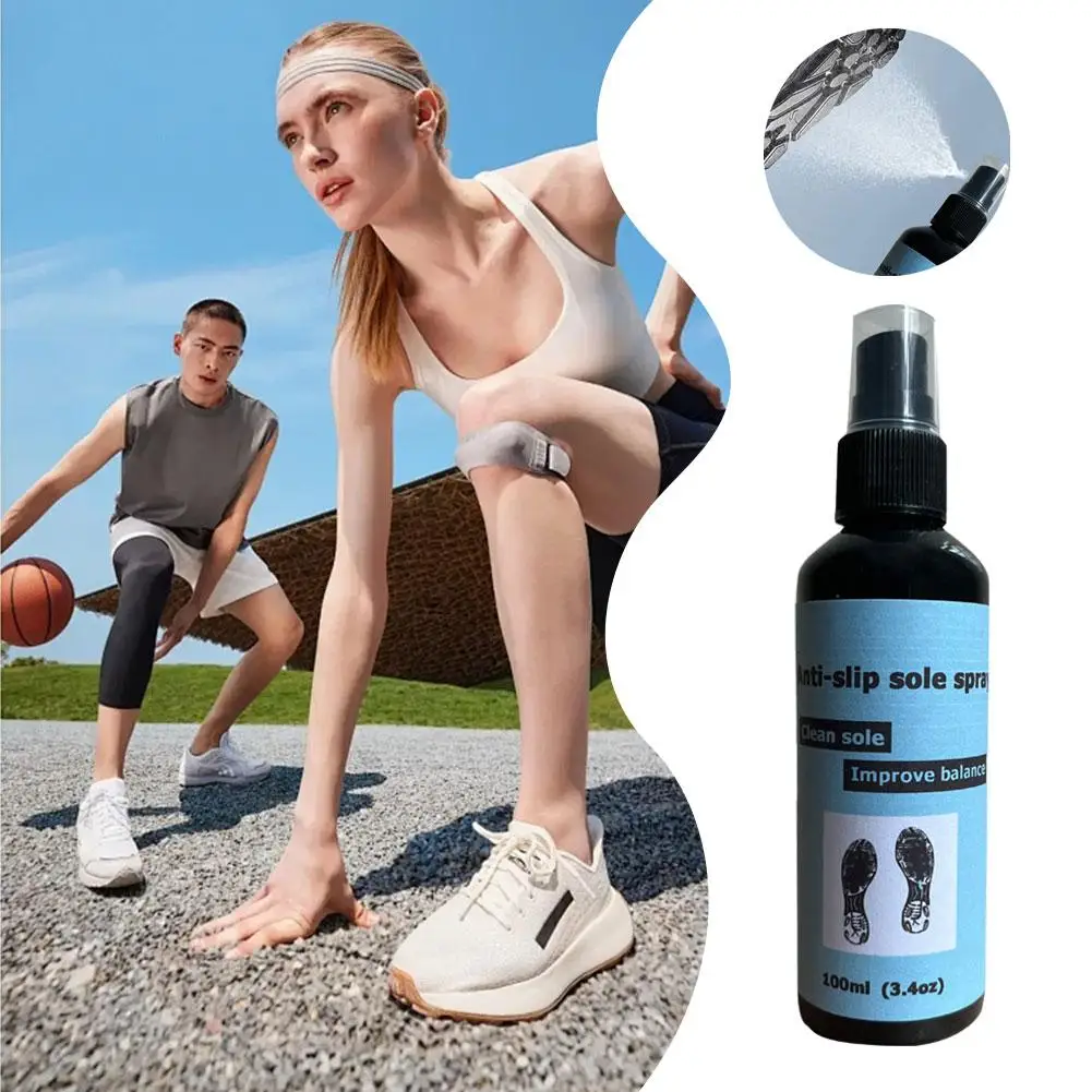 Basketball Shoe Spray 100ml Anti-Slip Sole Protector Improves Traction For Basketball Shoes