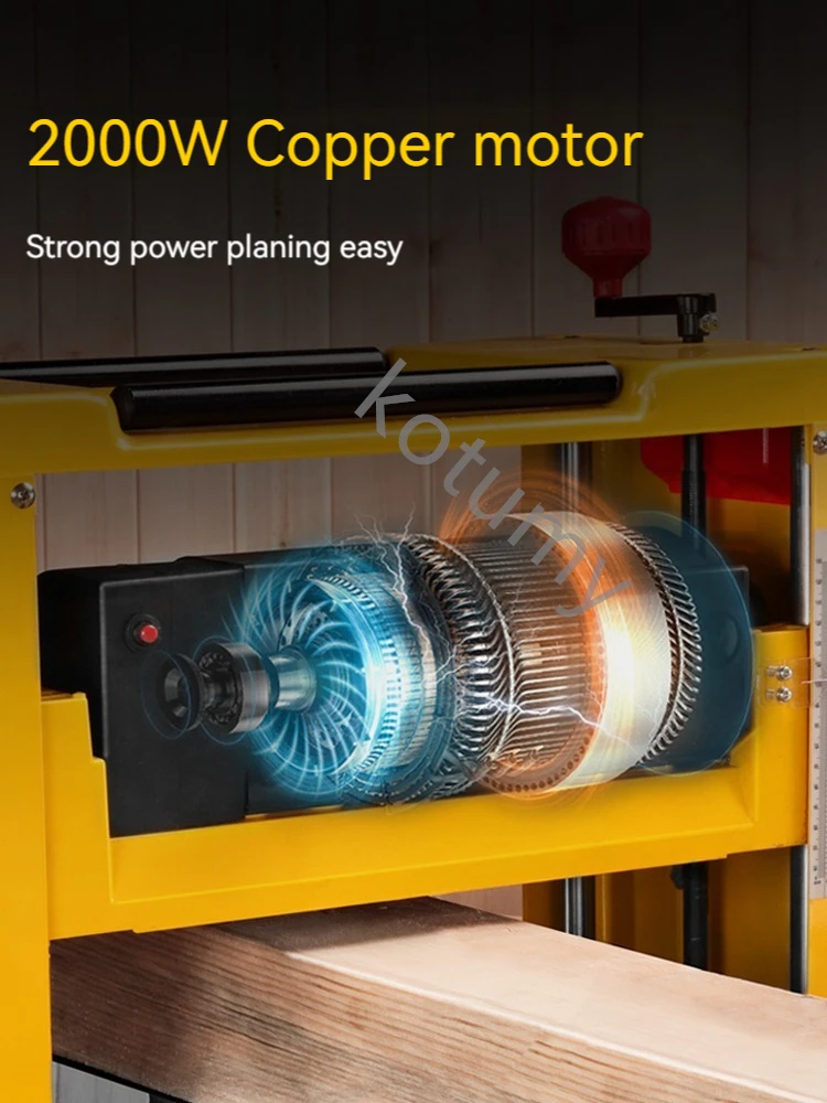 Multi-function Woodworking Planer Machine Small Woodwork Press Planer Machine Household High-power Electric