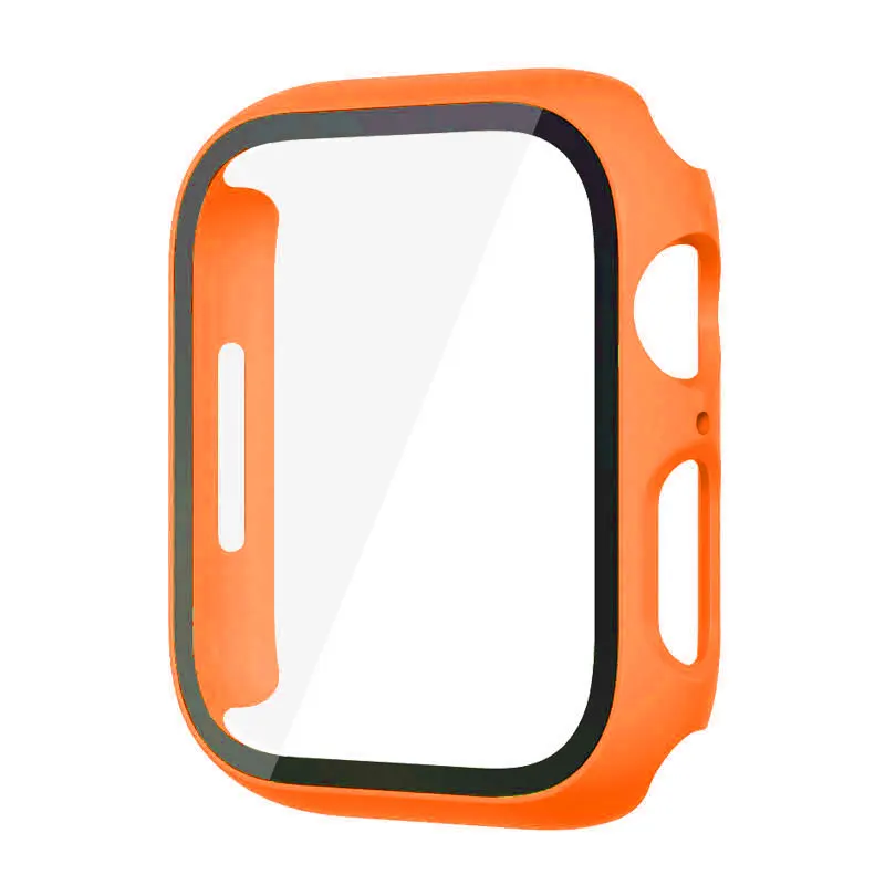 Durable Glass Case for Apple Watch - PC Screen Protector Cover and Accessories
