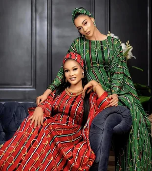 Osas Chiffon Boubou Dress