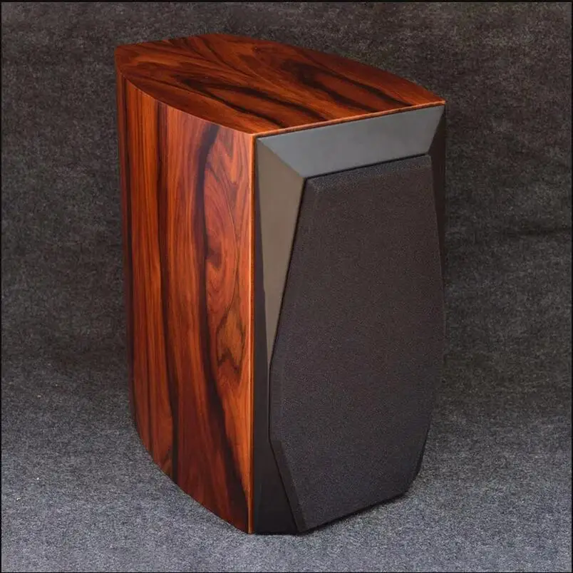 HiFi Empty Speakers Dalbergia Cochinchinensis Veneer 6.5 inch/ 8-inch Bookshelf Speaker Box Speaker empty box Shell