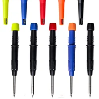 Long Headed Woodworking Automatic Pencil 2.8mm Black Yellow Red 2B Lead Core Deep Hole Marking Architectural Drawing Pencil 2