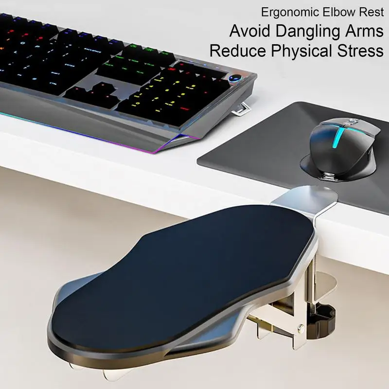 Mão Ombro Proteger Mousepad Board Anexável Desk Pad Braço Suporte Mesa de Computador Mouse Braço Descanso de Pulso Extensão Desktop