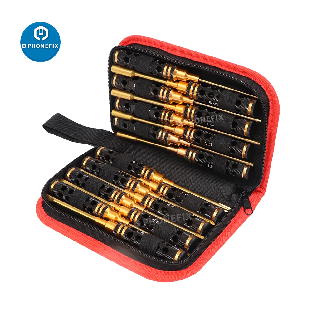 

Набор отверток с шестигранным углублением 1,5/2,0/2,5/3,0/4,0/5,5 мм для FPV гоночного дрона вертолета автомобиля лодки ремонта моделей радиоуправляемых моделей