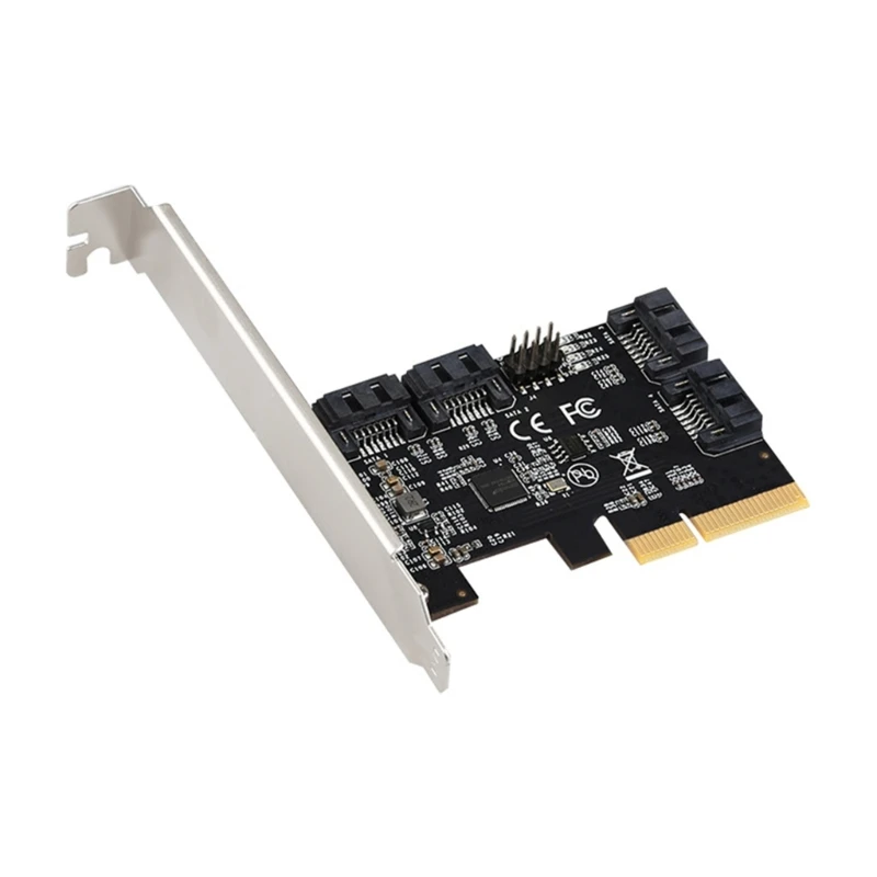 

Высокоскоростной адаптер PCIE 16FB для 4-портовой карты расширения SATA3.0, адаптер PCIExpress 6 Гбит/с