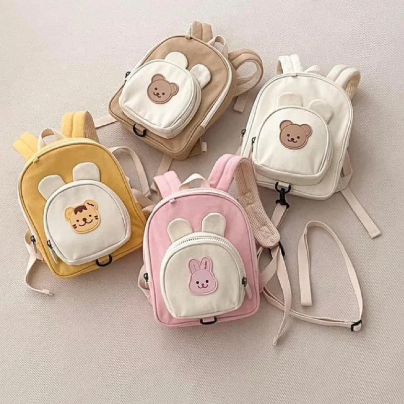 

Instagram Korean Kindergarten School Bag Baby Anti Lost Backpack Travel Snack Bag Shoulder Anti Slip Bag