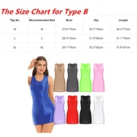 Womens Glossy Long Sleeve Bodycon Dress Stretchy Solid Color Slim Fit Mini Dress Ladies Smooth Mock Neck Tight Dresses Clubwear - Image 5