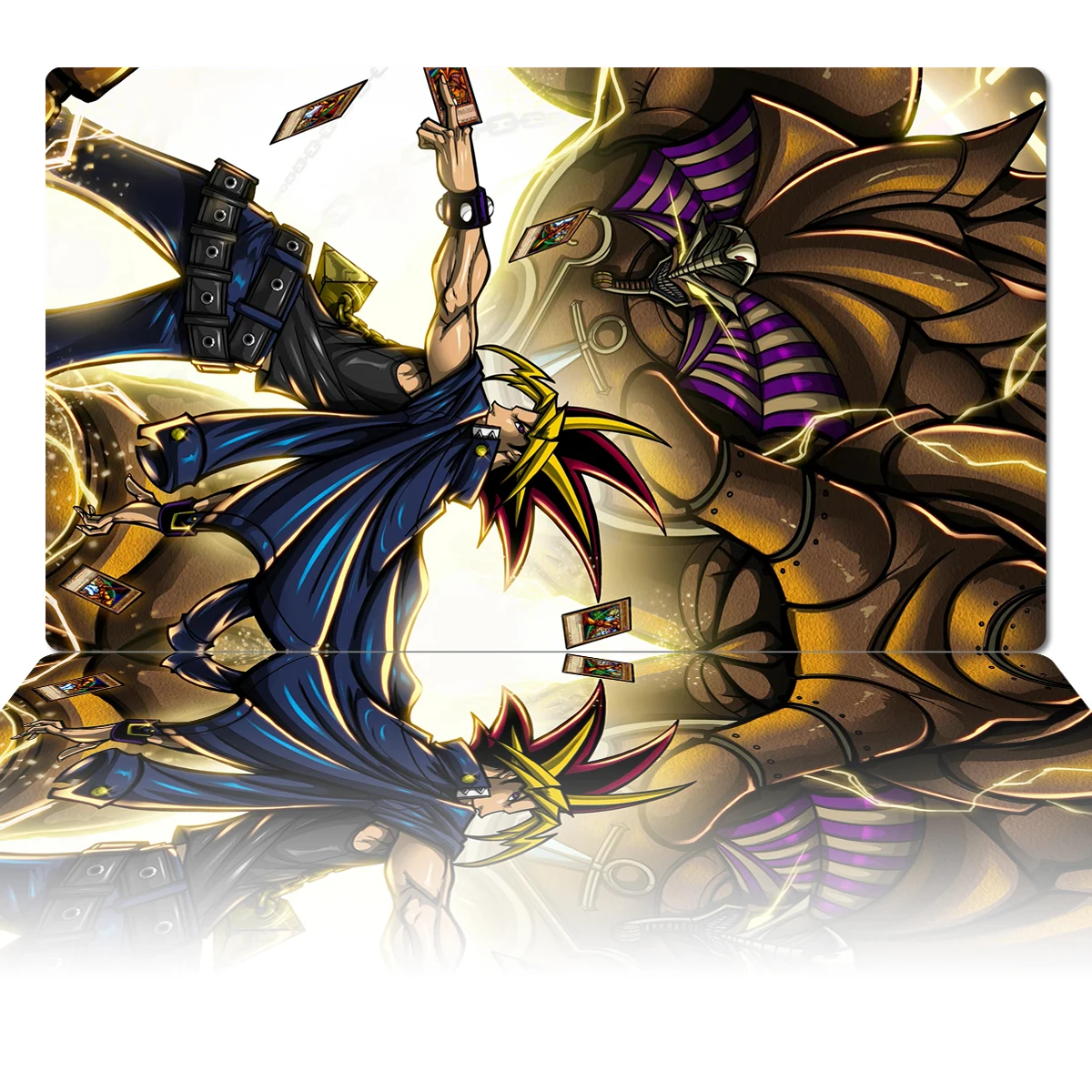 Yugioh Play Mat Exodia The Barded One Atem Tcg Ccg Gioco Da Tavolo Trading Card Game Mat Anime Mouse Pad Custom Desk Mat Zone Bag