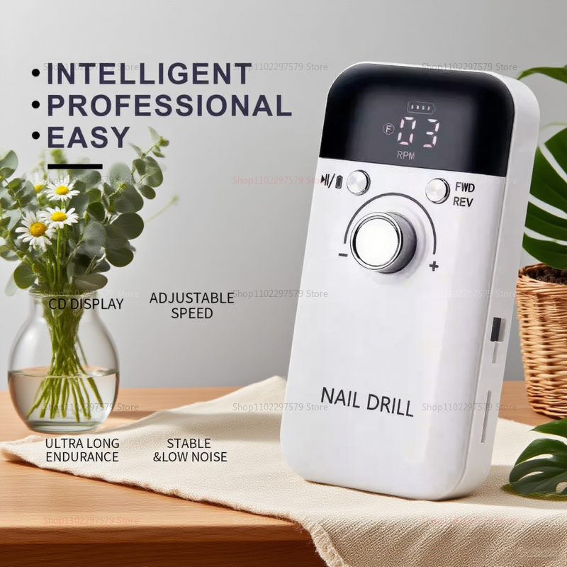 New professional nail art unloading V6 grinder 45000 rotor electric storage portable electric nail polisher portable