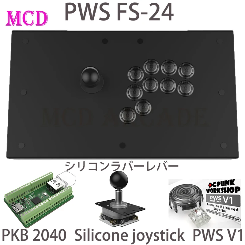 Punk Workshop PWS FS-24 PWS FS-30 Arcade Fight Stick For PC SF6