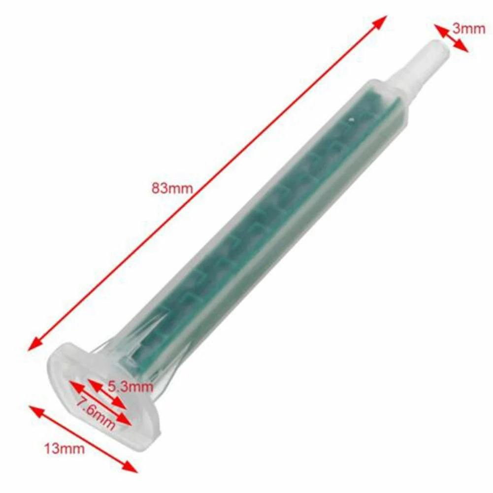 50 Pieces 2K Adhesive Mixing Tips For AB Glue Two Component Liquid