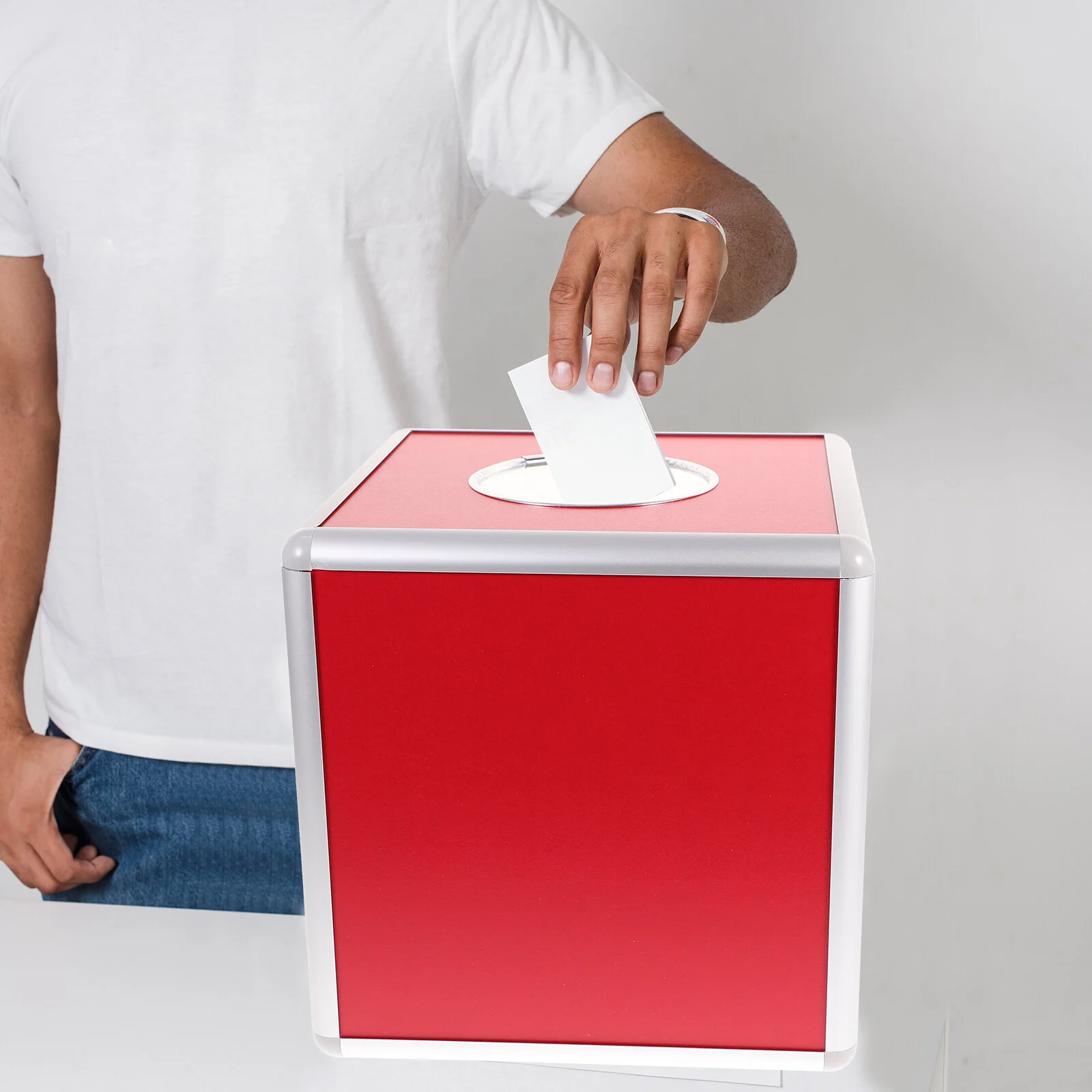 

Контейнер для билетов, лотерейный ящик для влюбленных, вознаграждение за приз рафии, держатели из алюминиевого сплава, коробки для сдачи денег