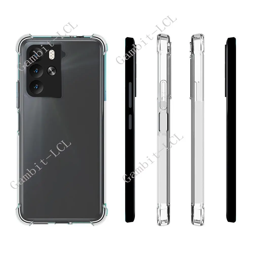 Per Htc U23 Pro U23Pro 6.7 "2023 2 Qc9200, 2 Qc9100, 2 Qcb100 Custodia Protettiva In Tpu Per Smartphone In Silicone