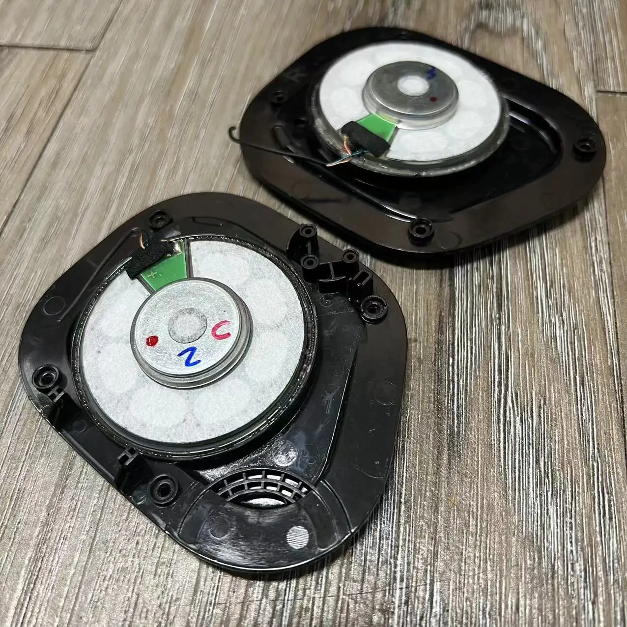 Original Replacement speaker unit 50mm For CORSAIR HS80 RGB Headset RGB light 1 pair repair spare parts