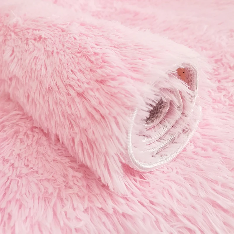 Pink Carpet Living Room Tie-dye Carpet Soft And Fluffy Room Mats large Size Living Kid's Bedroom Play Cushion
