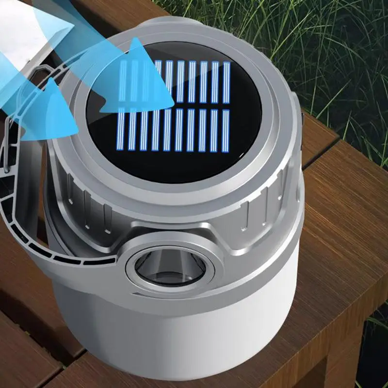 Camping Solar Lights Outdoor Tent Light Foldable Picnic Lantern 4 Speed Adjustable Lamp Flashlight Rechargeable LED Camp Lantern