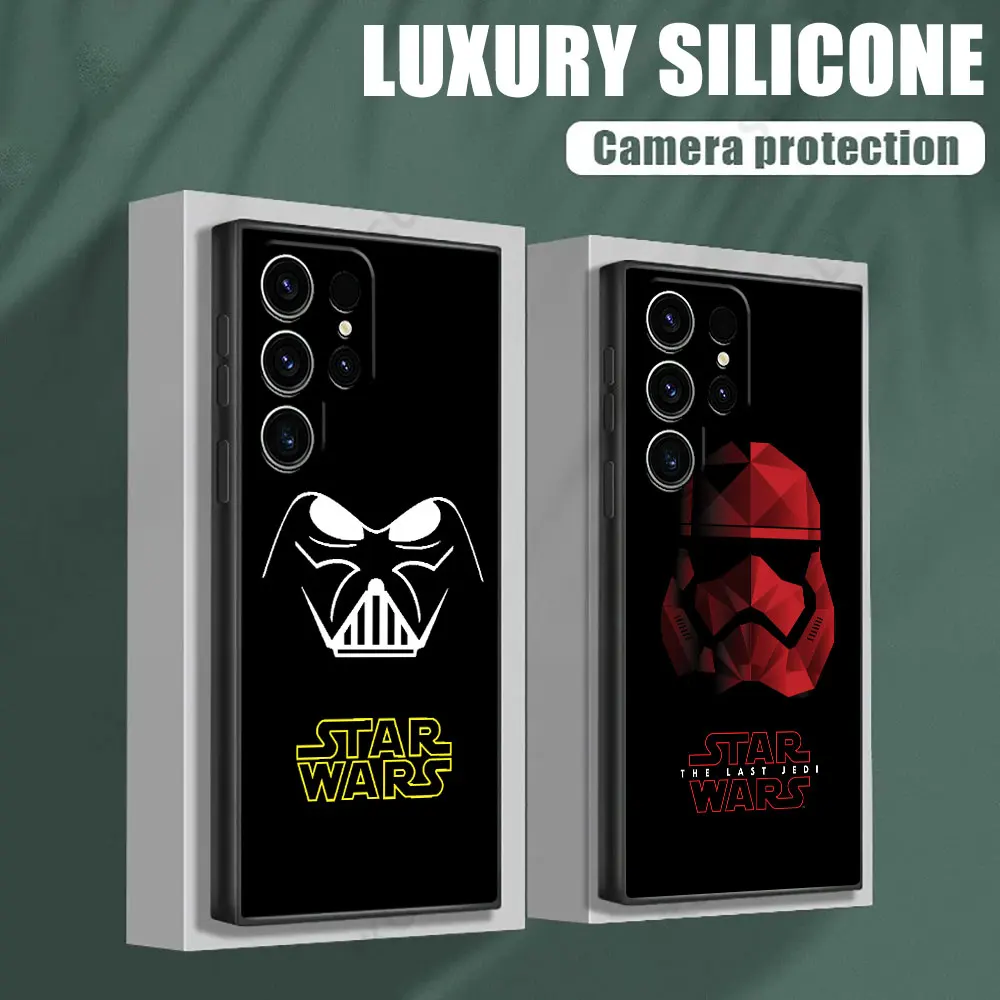 Galaxy-Themed Soft Phone Case - The Last Jedi Design