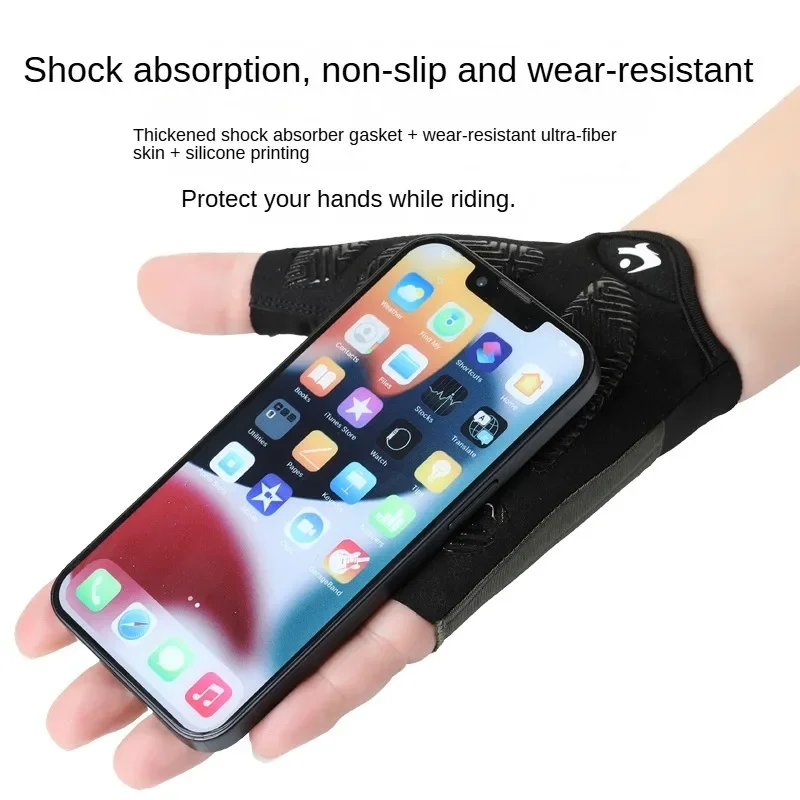 Breathable Anti-Slip Cycling Fingerless Gloves for Men And Women Professional Gym Fitness Half Finger Summer Fishing Bike