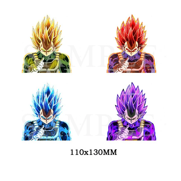 Dragon Ball Sticker Super Sayajin Blue Vegeta Hero Anime Decal