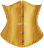 Caudatus Underbust Corset for Woman Top Waist Slimming Sexy Gothic Lingerie Under bust Satin Plus Size Cheap Red Blue Yellow