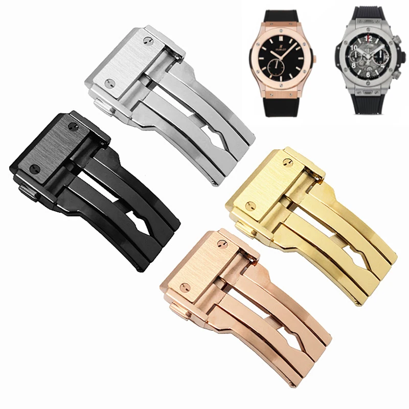 Fibbia Dell'Orologio Per Hublot Hengbao Hb Yubo Classic Fusion Big Bang Belt 18Mm 20Mm 22M Accessori
