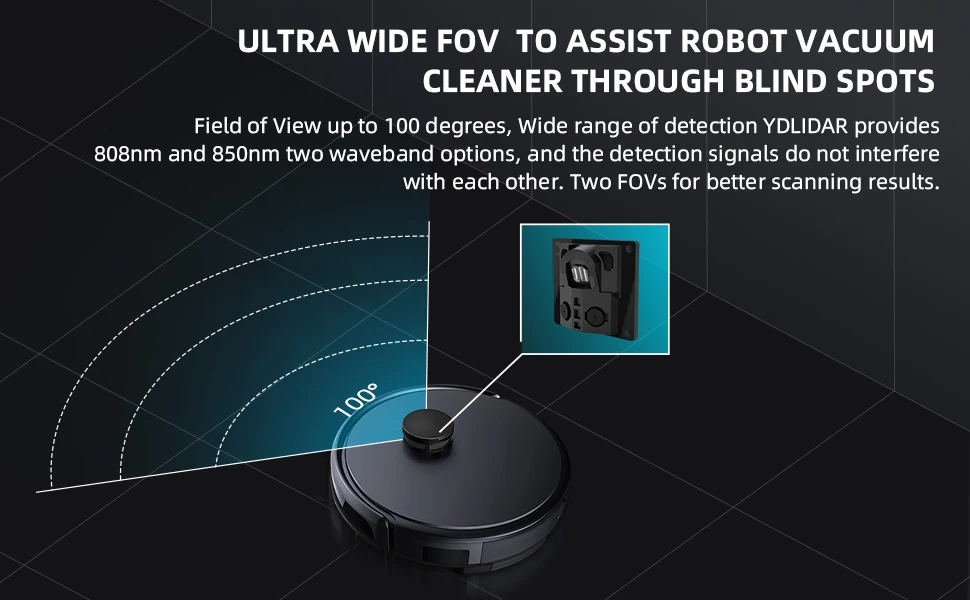 YDLIDAR GS2 Linear Array Solid-state Lidar Range Distance Robot Obstacle Avoidan