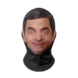 3D Funny Pattern Mesh Face Mask Head Cover for Party and Cosplay - UV Protection Shield with Unique Design (YA15)