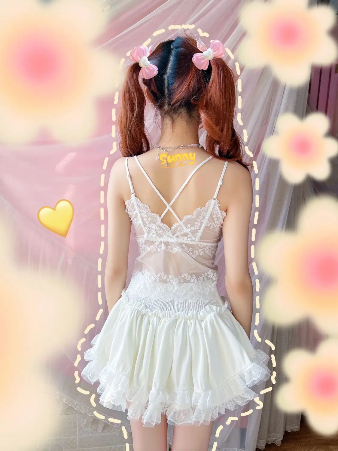 skirt Sweet Lolita Style Princess Mini Skirt Women Casual Cute Lace Ruffles Wing Bow A-Line Short Skirts Korean Girl Vintage