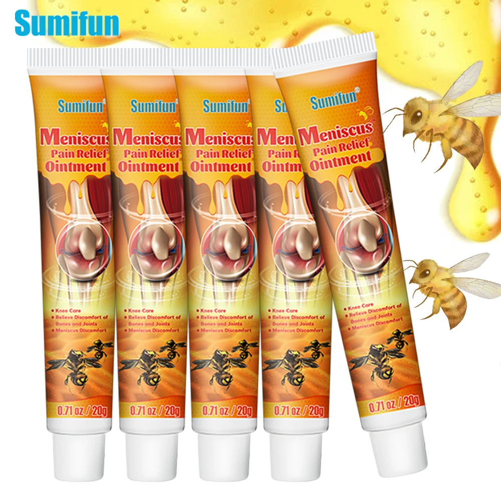 1/5Pc Bee Venom Knee Pain Relief Ointment Body Joint Tear of Meniscus Cream Artjritis Chinese