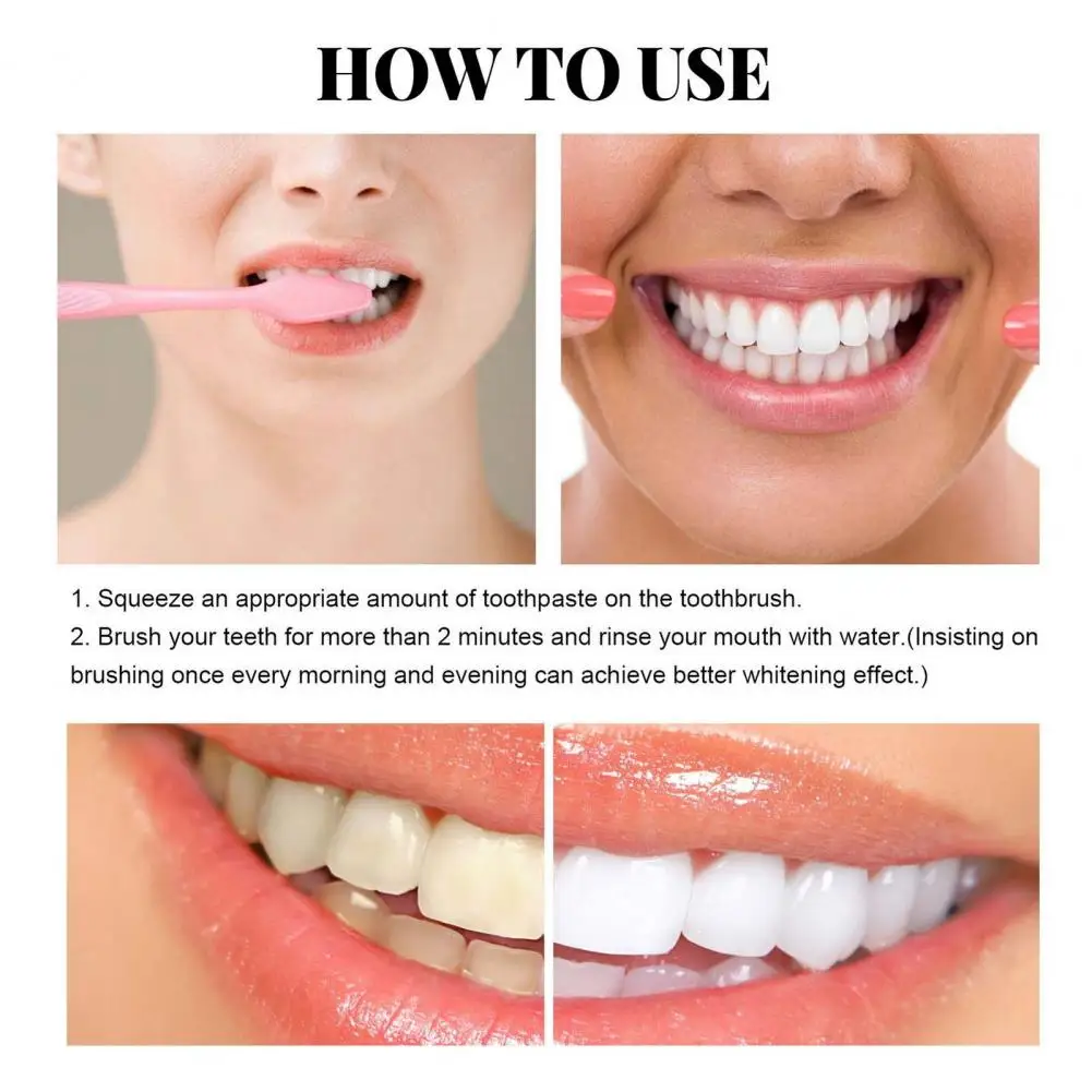 Toothpaste For Strong Teeth Gums Advanced Whitening Toothpaste For Teeth Healthy Gums Odor-free Breath 105g Easy To Use