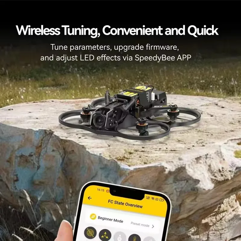 SpeedyBee Bee25 Drone FPV Cinewhoop 2.5 pouces 4S ELRS 2.4G 120mm