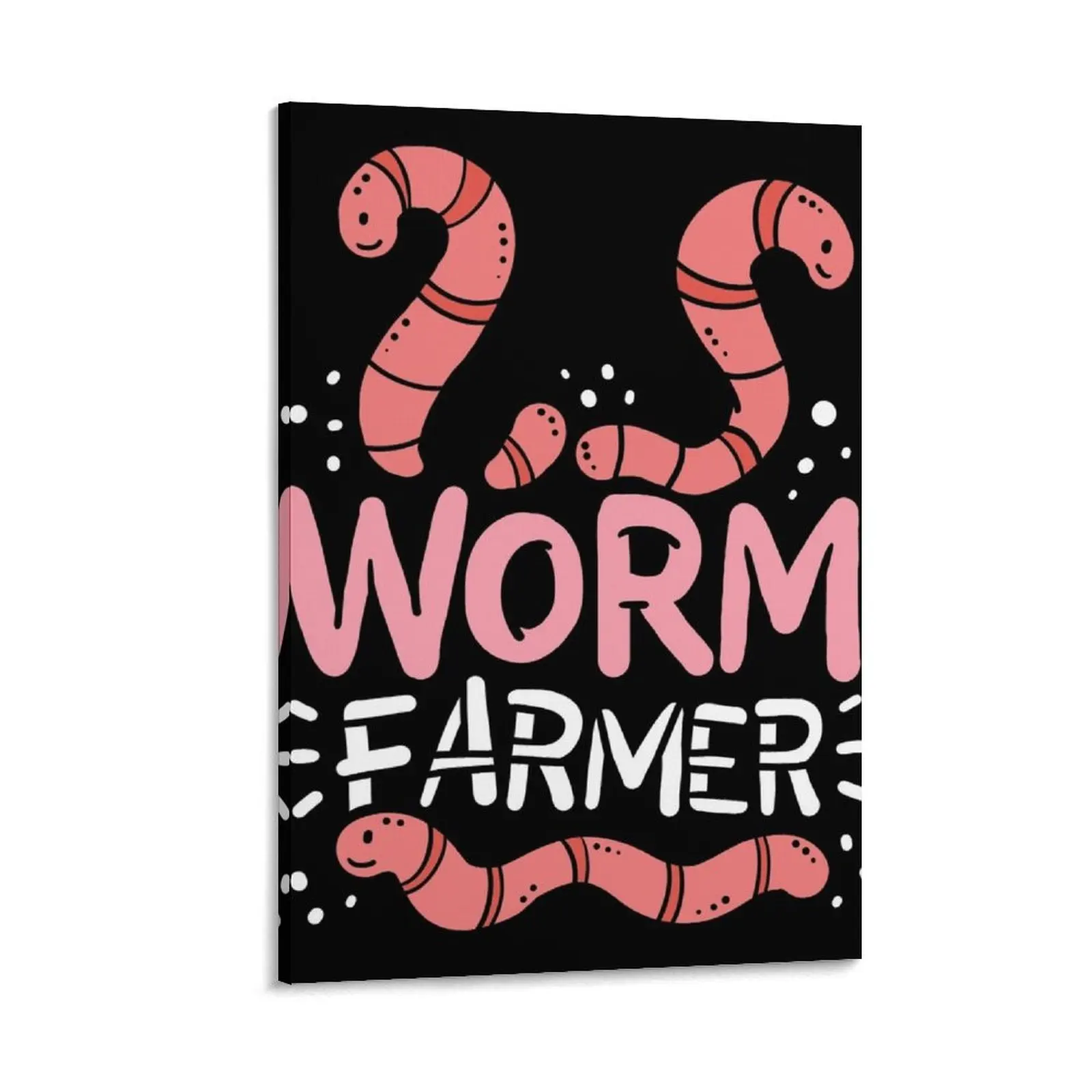 

Worm Farmer Canvas Painting bedroom decoration stickers & posters fashion wall paintings room decors aesthetic