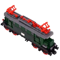 MOC City Creative DR-Baureihe E 44 Carrier Train Rail Building Blocks Bricks DIY Technical Toys for kids gifts 4