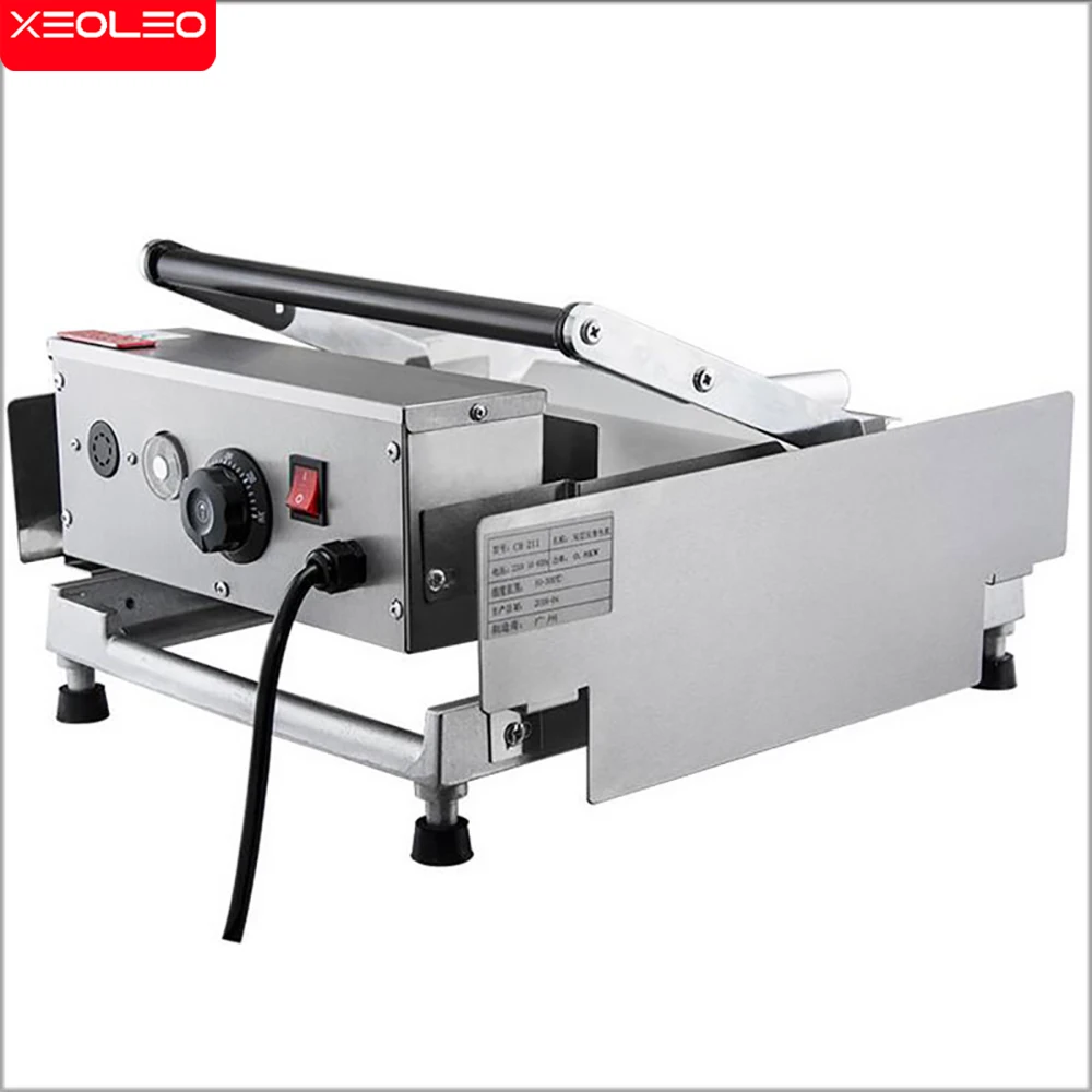 XEOLEO Baking Machine Hamburger Making Food Processor Oven Non-stick Commercial Stainless Steel Burger Maker Home Appliance