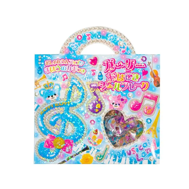 Yeni 1 Takım 3D Karikatür Lazer Işıltılı Kalp Şeklinde Hayvan Cep Telefonu Kılıfı Çıkartmaları Y2k Kristal Mermerler Etiketler DIY Dekorasyon